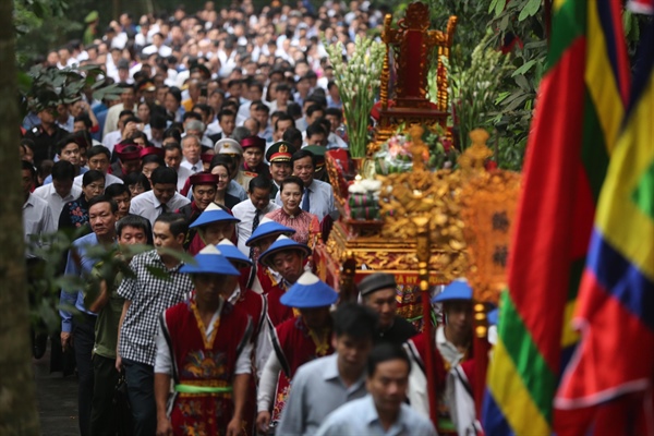 Giá trị tốt đẹp của ''Tín ngưỡng thờ cúng Hùng Vương'' đã được UNESCO công nhận là di sản thế giới.