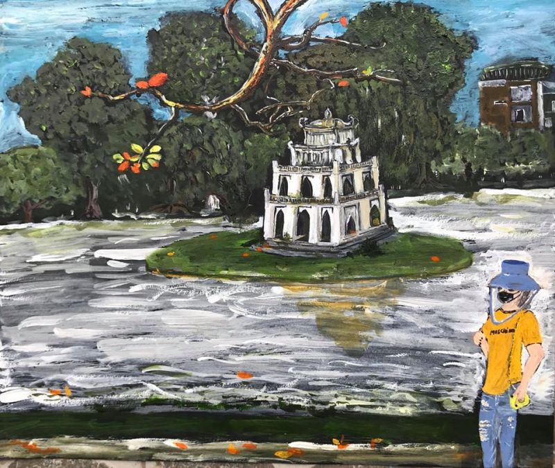 Hồ Gươm thời dịch.