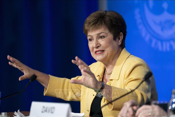 Tổng Giám đốc IMF Kristalina Georgieva. Ảnh: THX/TTXVN