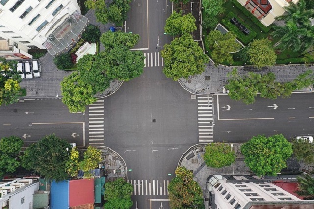 Hà Nội những ngày thực hiện cách ly toàn xã hội - ảnh 8