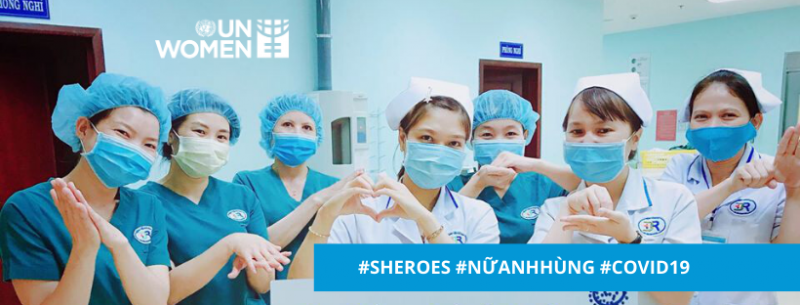 Phụ nữ đóng vai trò vô cùng quan trọng trong cuộc chiến chống lại dịch bệnh Covid-19.