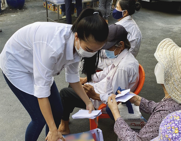 Kim Duyên cho rằng việc làm của cô thật nhỏ bé