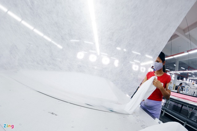 Sản lượng sản xuất vải của Việt Nam năm 2019 đạt 5 triệu m2/năm. Ảnh: Hoàng Hà.