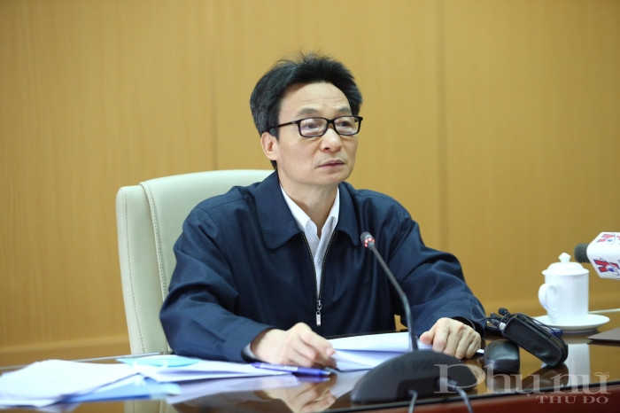 Phó Thủ tướng Vũ Đức Đam chủ trì buổi họp trực tuyến BCĐ quốc gia phòng, chống Covid-19.