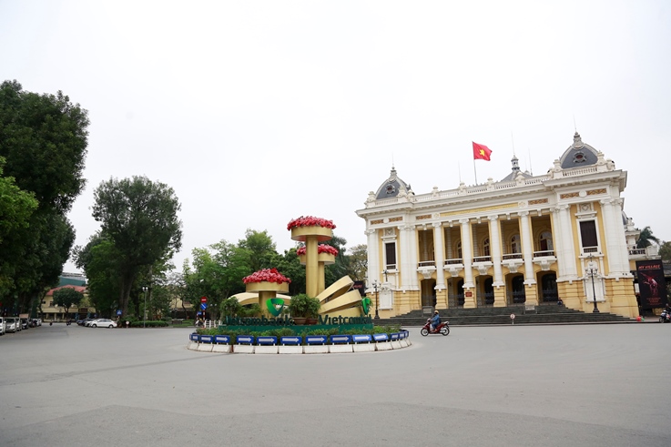 Một góc Hà Nội những ngày cách ly