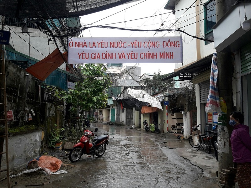 Tấm pano khẩu hiệu tuyên truyền phòng chống dịch  mang thương hiệu 