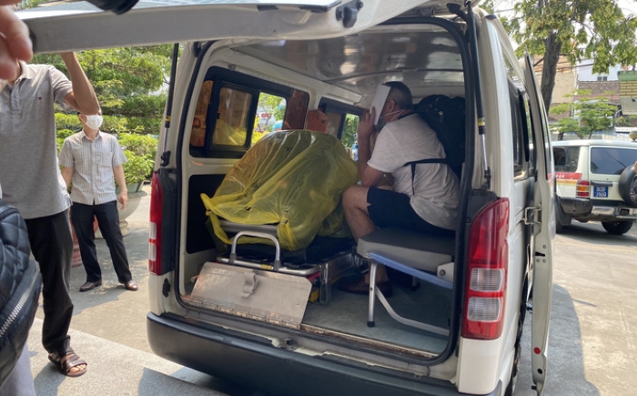 BN22 thời điểm xuất viện.