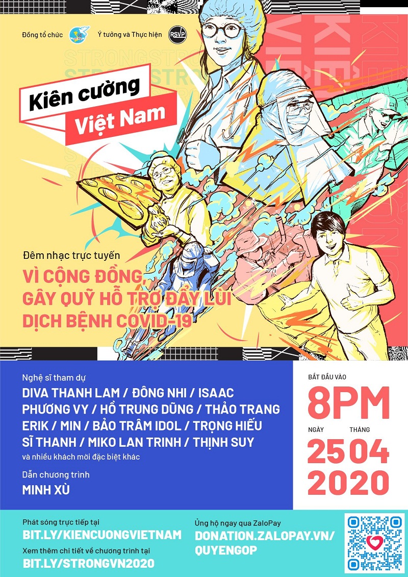 Hội LHPN Việt Nam: Liveshow âm nhạc trực tuyến “Kiên cường Việt Nam- Stay strong Vietnam” - ảnh 1
