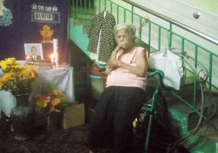 Cụ bà Nguyễn Thị Sâm.