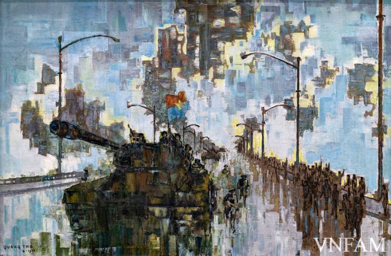 Triển lãm mỹ thuật mừng 45 năm Đại thắng mùa Xuân 1975 - ảnh 2