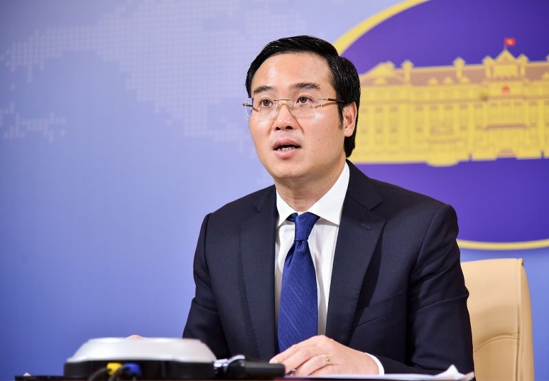 Phó Phát ngôn Bộ Ngoại giao Việt Nam Ngô Toàn Thắng. Ảnh: BNG Phó Phát ngôn Bộ Ngoại giao Việt Nam Ngô Toàn Thắng. Ảnh: BNG