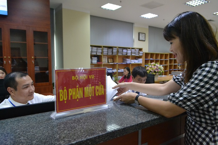Giải quyết TTHC tại bộ phận Một cửa của Bộ Nội vụ