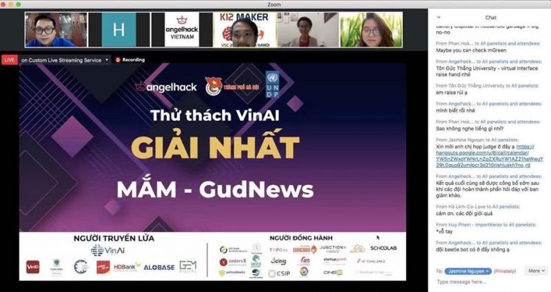 Đội Mắm s&aacute;ng tạo GudNews l&agrave; nền tảng website nhằm hạn chế ti&ecirc;u thụ nguồn tin giả.