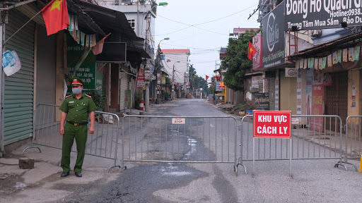 Một điểm chốt cách ly tại thôn Hạ Lôi, xã Mê Linh, huyện Mê Linh, Hà Nội Một điểm chốt cách ly tại thôn Hạ Lôi, xã Mê Linh, huyện Mê Linh, Hà Nội
