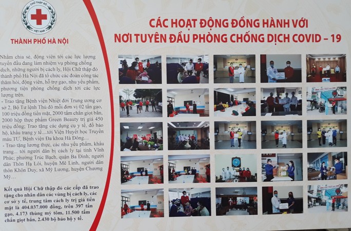 Các hoạt động nhân đạo được Hội Chữ thập đỏ giới thiệu tại phiên chợ để lan tỏa đến cộng đồng Các hoạt động nhân đạo được Hội Chữ thập đỏ giới thiệu tại phiên chợ để lan tỏa đến cộng đồng