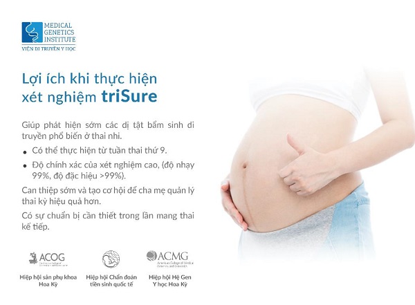 X&eacute;t nghiệm NIPT - triSure l&agrave; lựa chọn h&agrave;ng đầu cho bất kỳ thai phụ n&agrave;o thuộc nh&oacute;m nguy cơ cao - mang thai sau 35 tuổi.