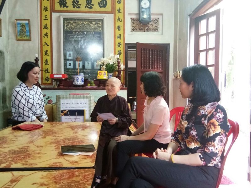 Hội LHPN quận Hoàn Kiếm chúc mừng Đại lễ Phật đản 2020- Phật lịch 2564 - ảnh 2