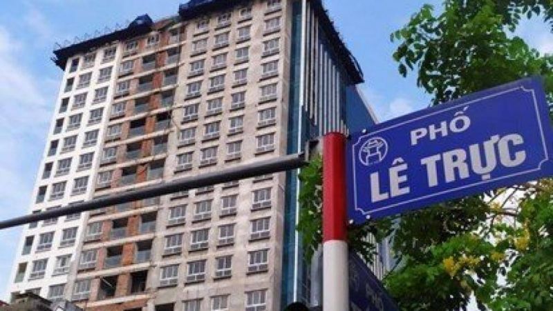 TRiển khai "cắt" tầng 18 công trình 8B Lê Trực - ảnh 1