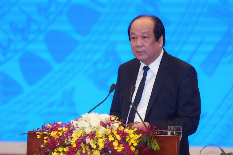 Bộ trưởng, Chủ nhiệm VPCP Mai Tiến Dũng phát biểu tại Hội nghị. - Ảnh: VGP Bộ trưởng, Chủ nhiệm VPCP Mai Tiến Dũng phát biểu tại Hội nghị. - Ảnh: VGP