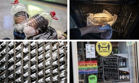 Nhiều bảo tàng trên thế giới đang phát động chiến dịch quyên góp các vật dụng thời đại dịch COVID-19 - Ảnh: Getty