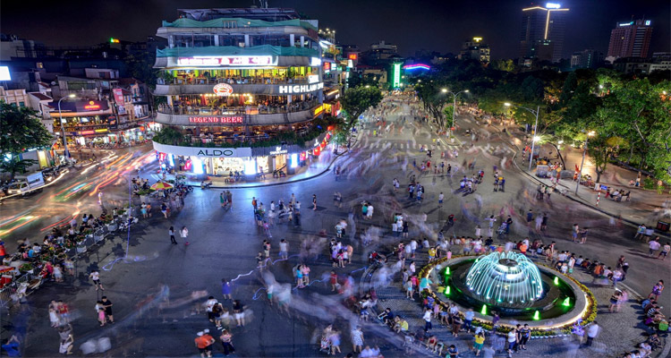 Không gian đi bộ khu vực Hồ Hoàn Kiếm Không gian đi bộ khu vực Hồ Hoàn Kiếm