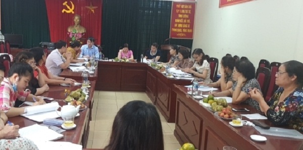 Các đại biểu tham dự buổi kiểm tra công tác vay vốn văn 2020 Các đại biểu tham dự buổi kiểm tra công tác vay vốn văn 2020
