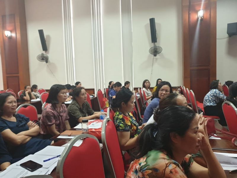 Các báo cáo viên, tuyên truyền viên pháp luật do thành phố quản lý, các cán bộ phụ trách chuyên đề Hội LHPN quận, huyện tự tập huấn