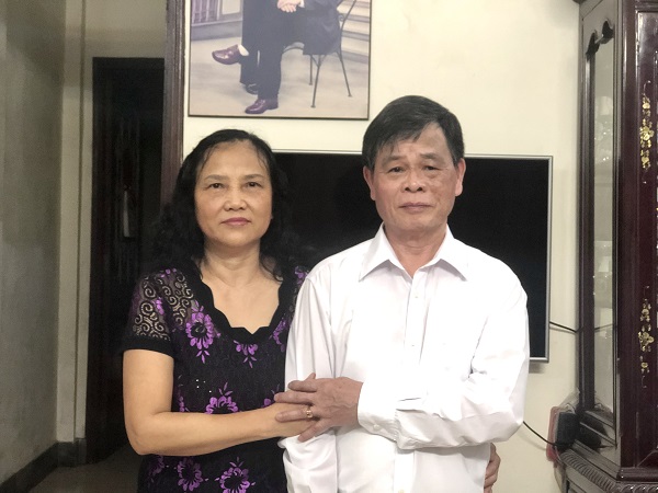 Vợ chồngông Trần Thanh Ca -bà Trần Thị Hồng Hoan