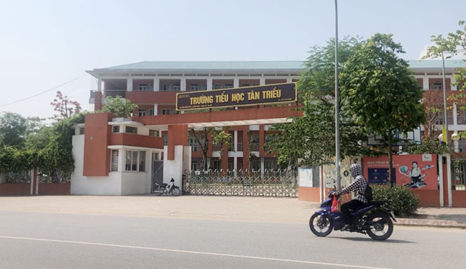 Trường Tiểu học Tân Triều. Ảnh: Internet Trường Tiểu học Tân Triều. Ảnh: Internet