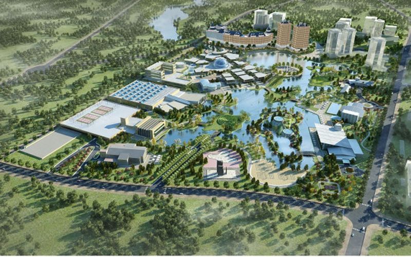 Phối cảnh khu công nghệ cao Hòa Lạc, một phần của đô thị Hòa Lạc Phối cảnh khu công nghệ cao Hòa Lạc, một phần của đô thị Hòa Lạc