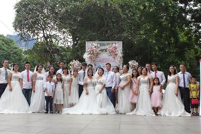 Lễ cưới tập thể với chủ đề “Giấc mơ có thật” năm 2019