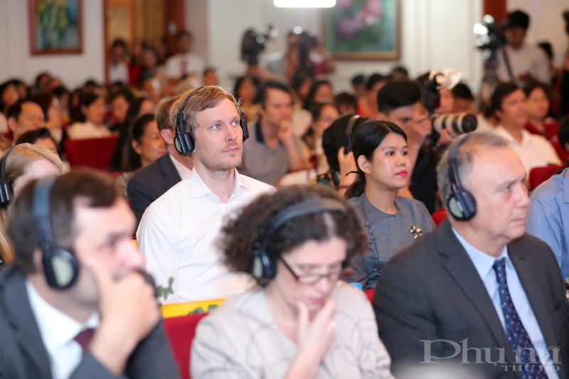 Lễ công bố thu hút sự quan tâm của đông đảo quan khách quốc tế.