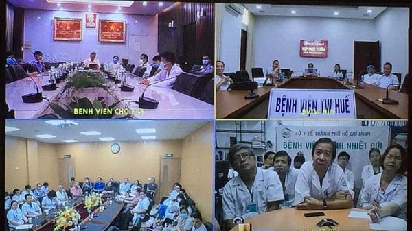 C&aacute;c chuy&ecirc;n gia đầu ng&agrave;nh tr&ecirc;n cả nước hội chẩn trực tuyến phương ph&aacute;p điều trị cho BN91