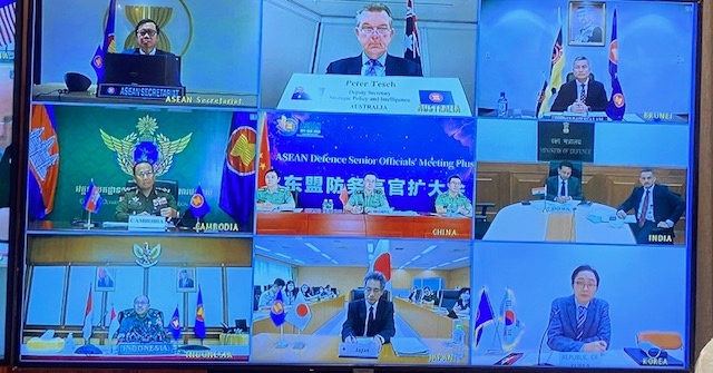 Tham dự hội nghị có Trưởng ADSOM+ 9 nước ASEAN và 8 nước Cộng (Nga, Trung Quốc, Hoa Kỳ, Nhật Bản, Hàn Quốc, Australia, New Zealand, Ấn Độ). Ảnh: VGP/Nhật Nam