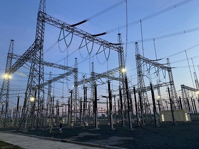 Sân phân phối 500kV Trung tâm Điện lực Sông Hậu 1.