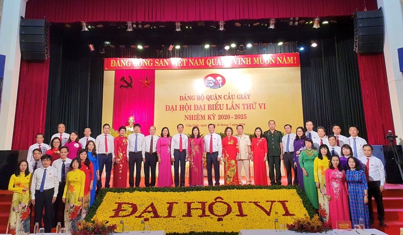 BCH Đảng bộ quận Cầu Giấy ra mắt Đại hội