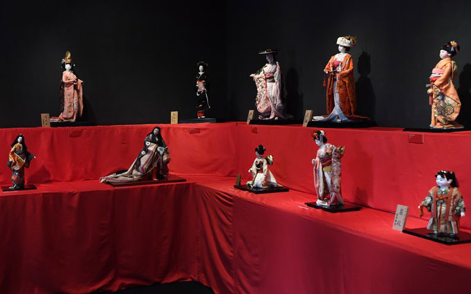 Triển lãm búp bê truyền thống Nhật Bản.