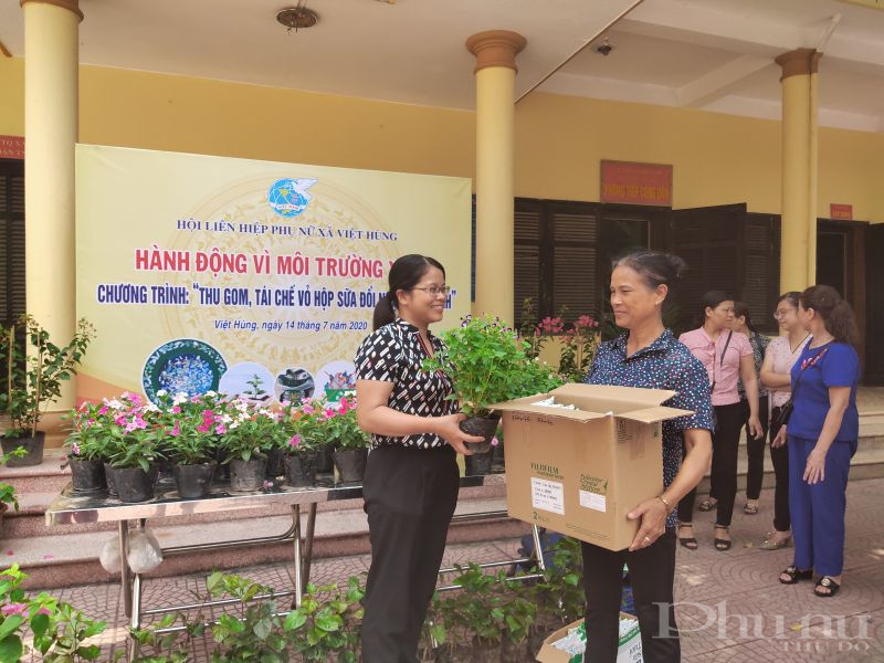 Bên cạnh việc phân loại, thu gom và tái chế vỏ hộp sữa tại cộng đồng, chương trình cũng đặt mục tiêu giáo dục và khuyến khích học sinh và cán bộ hội viên phụ nữ phân loại vỏ hộp giấy đựng sữa và các đồ uống khác tại gia đình để giảm lượng rác thải, hạn chế xả rác ra môi trường.