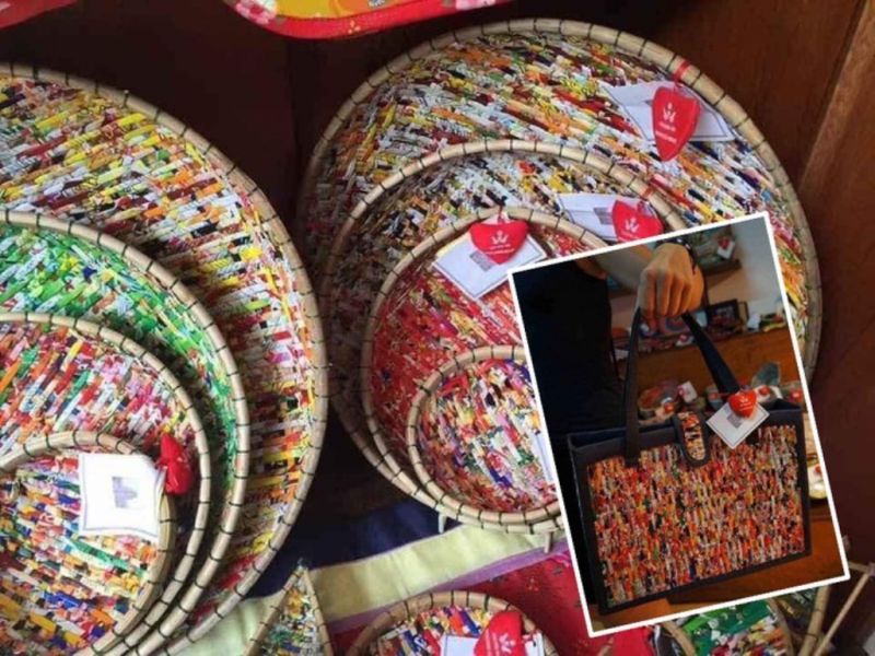 Sản phẩm của nhóm tái chế có nhiều giá trị sử dụng trong cuộc sống hàng ngày