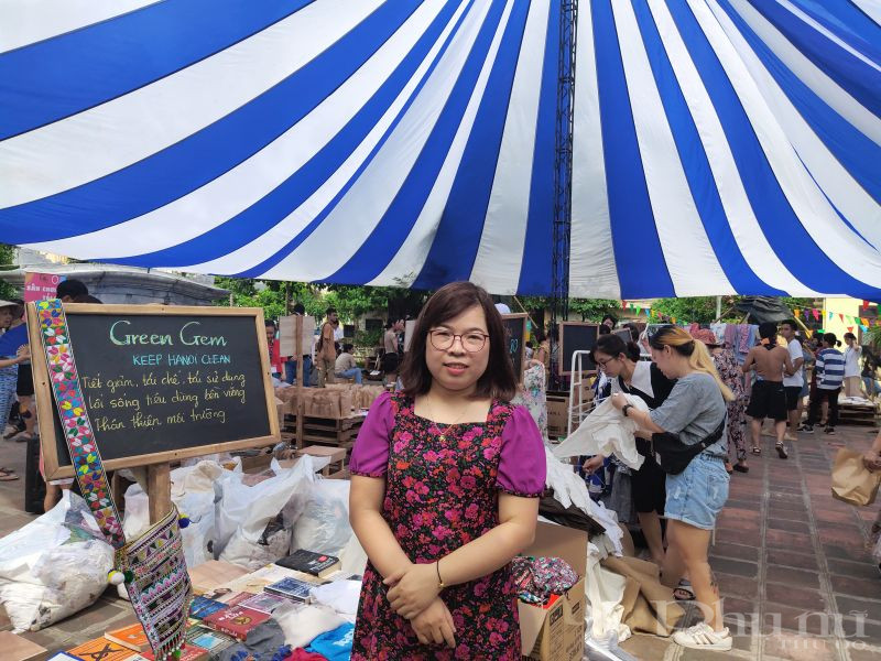 Chị Chu Thanh Loan- Chủ tịch Hội LHPN phường Ngọc Hà.