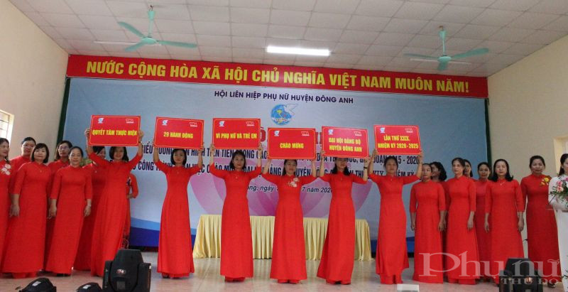 Để chào mừng Đại hội Đảng bộ huyện Đông Anh lần thứ XXIX, nhiệm kỳ 2020 – 2025, Hội LHPN huyện đã phát động Đợt thi đua cao điểm nhằm thể hiện trách nhiệm của mỗi cán bộ, hội viên, tổ chức hội trong toàn huyện đối với phong trào thi đua yêu nước, xây dựng Đảng, Chính quyền...