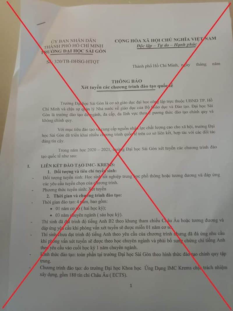 Văn bản giả mạo