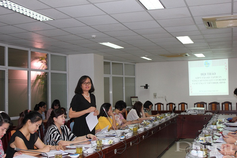 Đồng chí Trịnh ThỊ Hồng Thủy - Chủ tịch Hội LHPN quận Thanh Xuân