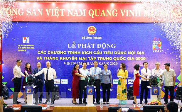 Lễ phát động Tháng khuyến mại tập trung quốc gia 2020. (Ảnh: Trần Việt/TTXVN) Lễ phát động Tháng khuyến mại tập trung quốc gia 2020. (Ảnh: Trần Việt/TTXVN)