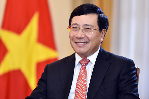 Ủy viên Bộ Chính trị, Phó Thủ tướng, Bộ trưởng Bộ Ngoại giao Phạm Bình Minh. Ảnh: VGP