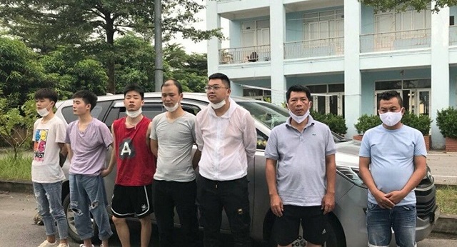 Một nhóm đối tượng nhập cảnh trái phép bị bắt giữ.