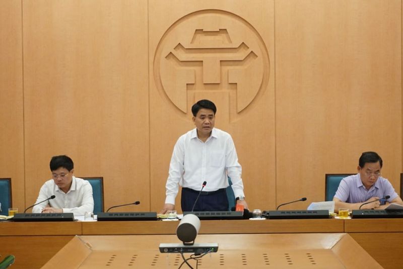 Chủ tịch UBND TP Hà Nội chủ trì cuộc họp