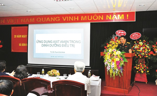 TS. BS Phạm Đức Minh – Chủ nhiệm Bộ môn, Khoa Dinh dưỡng Bệnh viện Quân y 103, Học viện Quân y chia sẻ vai trò của axit amin trong dinh dưỡng.