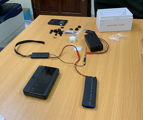 Các thiết bị bị thu giữ. Ảnh: Cổng TTĐT Bộ Công an