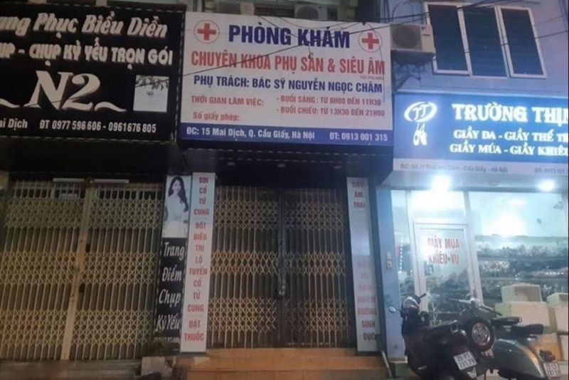 Phòng khám nơi thai phụ tử vong Phòng khám nơi thai phụ tử vong